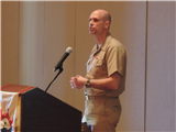 Captain Steven L. Stancy Speaks at the March General Membership Luncheon