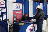 Terry Stead of Tecnico Volunteers at a Career Day