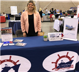 Glamarys Sierra volunteering at the 2018 Youth Career Expo