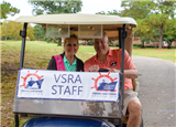 VSRF Golf Tournament Chair Leigh Kennedy & VSRA President Bill Crow 